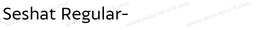 Seshat Regular字体转换